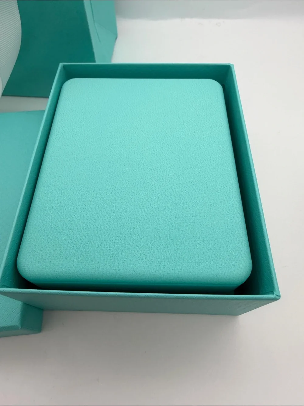 Tiffany & Co New Earring Display Box + Shopping Bag